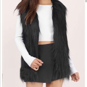 Tobi Fashionable Faux Fur Vest SOLD OUT